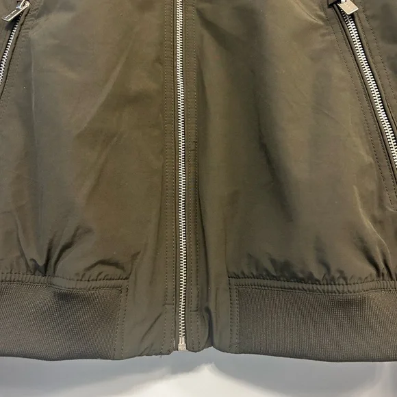 H&M Bomber Jacket in Dark Khaki / Green, Men’s XL - Picture 5 of 7